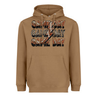 Toasted Coconut game day game day football lightning bolt Heavyweight Hoodie - Zillion Design Studio