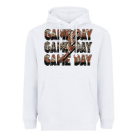 White game day game day football lightning bolt Heavyweight Hoodie - Zillion Design Studio