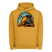 Pigment Peanut Butter Rottweiler  rainbow Urban Hoodie - Artiststas