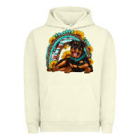 Pigment Pistachio Rottweiler  rainbow Urban Hoodie - Artiststas