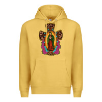 Antique Gold our lady of guadalupe cross Premium Hoodie - JahusDesignShop