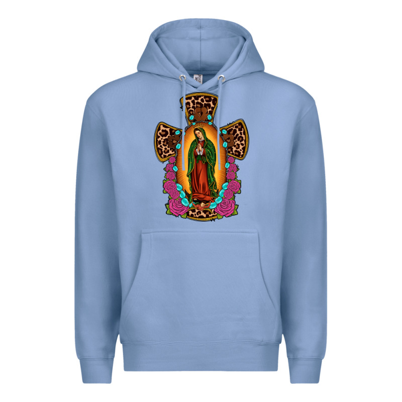 Our Lady Of Guadalupe Cross Premium Hoodie by JahusDesignShop | Teevron