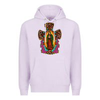 Lilac our lady of guadalupe cross Premium Hoodie - JahusDesignShop
