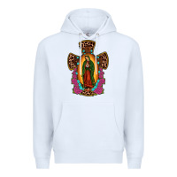 White our lady of guadalupe cross Premium Hoodie - JahusDesignShop