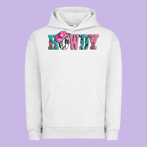 Valentines Day Howdy And Heart Gift Urban Hoodie Designed By Adodesignshop