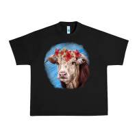 Black Hereford Bull Urban Heavy Tee - RanaPortraitStore