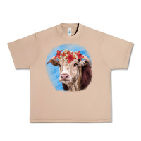 Burro Hereford Bull Urban Heavy Tee - RanaPortraitStore