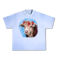Grape Ice Hereford Bull Urban Heavy Tee - RanaPortraitStore