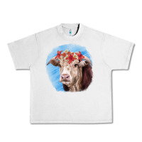 Lunar Rock Hereford Bull Urban Heavy Tee - RanaPortraitStore