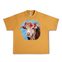 Peanut Butter Hereford Bull Urban Heavy Tee - RanaPortraitStore