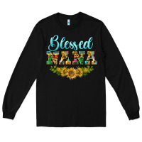 Black blessed nana Long Sleeve Tee - BarkalooDesign