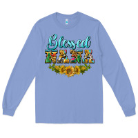 Colony Blue blessed nana Long Sleeve Tee - BarkalooDesign