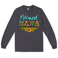 Smoke blessed nana Long Sleeve Tee - BarkalooDesign