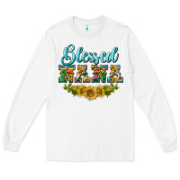 White blessed nana Long Sleeve Tee - BarkalooDesign