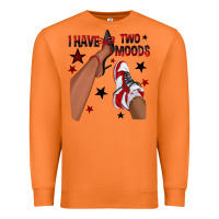 Carrot I Have Two Moods Black and Red Sneakers Afro Girl Premium Sweatshirt - texasbilliewilder