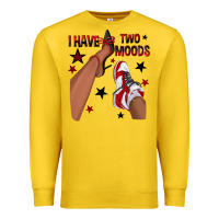 Lemon I Have Two Moods Black and Red Sneakers Afro Girl Premium Sweatshirt - texasbilliewilder