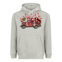 Moon Dust Love Truck With Roses And Leopard Heavyweight Hoodie - RanaPortraitStore
