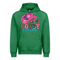 Emerald valentines day cowgirl hat and howdy Urban Hoodie - AdoDesignShop