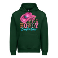 Forest Green valentines day cowgirl hat and howdy Urban Hoodie - AdoDesignShop