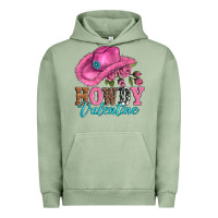 Valentines Day Cowgirl Hat And Howdy Urban Hoodie | Teevron