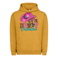 Pigment Peanut Butter valentines day cowgirl hat and howdy Urban Hoodie - AdoDesignShop