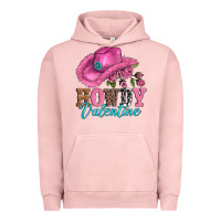 Pigment Salmon valentines day cowgirl hat and howdy Urban Hoodie - AdoDesignShop