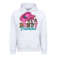 White valentines day cowgirl hat and howdy Urban Hoodie - AdoDesignShop