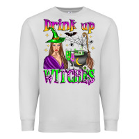 Dove Grey drink up witches Premium Sweatshirt - Zillion Design Studio