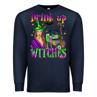 Navy drink up witches Premium Sweatshirt - Zillion Design Studio