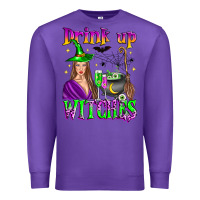 Purple drink up witches Premium Sweatshirt - Zillion Design Studio