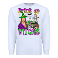 White drink up witches Premium Sweatshirt - Zillion Design Studio