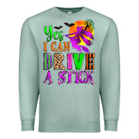 Seafoam yes i can drive a stick Premium Sweatshirt - Zillion Design Studio