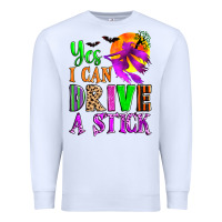White yes i can drive a stick Premium Sweatshirt - Zillion Design Studio