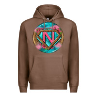 Chestnut nurse round earrings 4 Premium Hoodie - BundleAndBundleShop