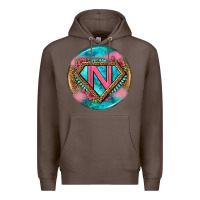 Coffee nurse round earrings 4 Premium Hoodie - BundleAndBundleShop