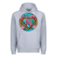 Heather Grey nurse round earrings 4 Premium Hoodie - BundleAndBundleShop