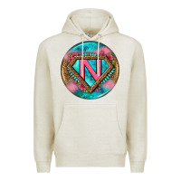 Oatmeal Heather nurse round earrings 4 Premium Hoodie - BundleAndBundleShop