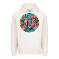 Pale Pink nurse round earrings 4 Premium Hoodie - BundleAndBundleShop