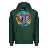 Sports Green nurse round earrings 4 Premium Hoodie - BundleAndBundleShop