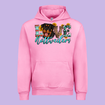 Love Rottweilers Urban Hoodie Designed By Artiststas