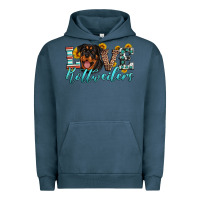 Pigment Midnight Navy love rottweilers Urban Hoodie - Artiststas