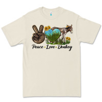 Bone Peace Love Donkey Premium Tee - LillyAllenDesigns