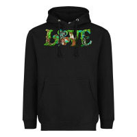 Black love with shamrock Heavyweight Hoodie - RanaPortraitStore