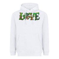 White love with shamrock Heavyweight Hoodie - RanaPortraitStore