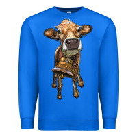 True Royal heifer cow with cow bell Premium Sweatshirt - RanaPortraitStore