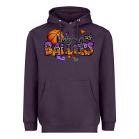 Plum raising ballers basketball Heavyweight Hoodie - Zillion Design Studio