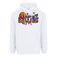 White raising ballers basketball Heavyweight Hoodie - Zillion Design Studio
