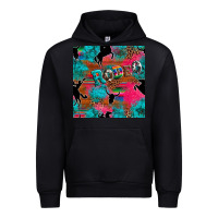 Black western rodeo seamless Urban Hoodie - Artiststas