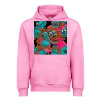 Fuchsia Pink western rodeo seamless Urban Hoodie - Artiststas