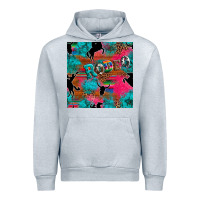 Heather Grey western rodeo seamless Urban Hoodie - Artiststas